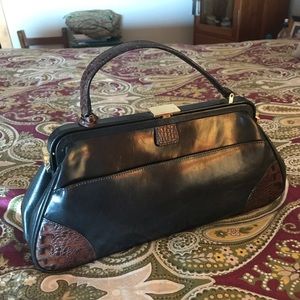 Brahmin two tone purse
